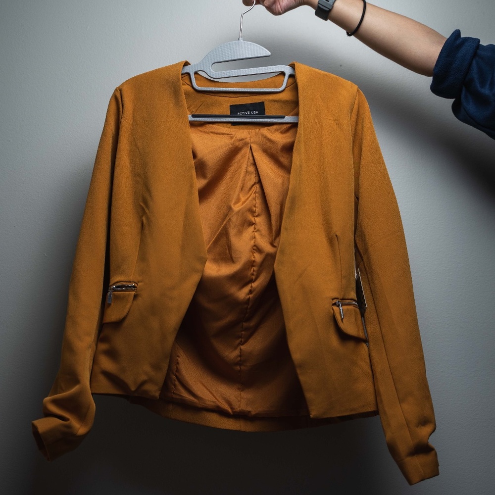 Mustard Blazer